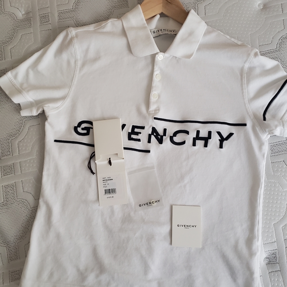 Givenchy white polo